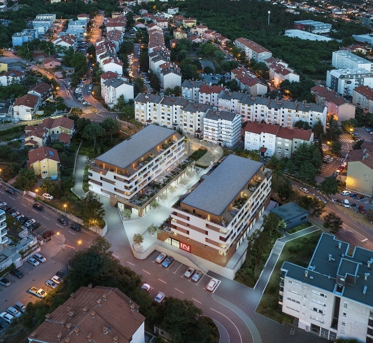 Srdoči – Building B – One-Bedroom Apartment B11 With Living Room, 60.28 m², First Floor