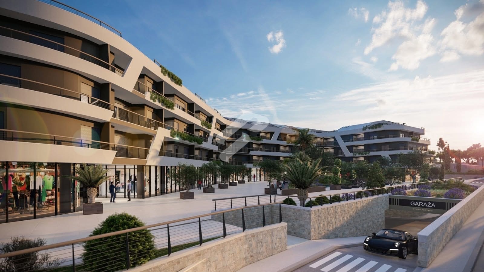 Centar Poreča – dvoetažni penthouse  S78, 154,37 m², pogled na more i grad