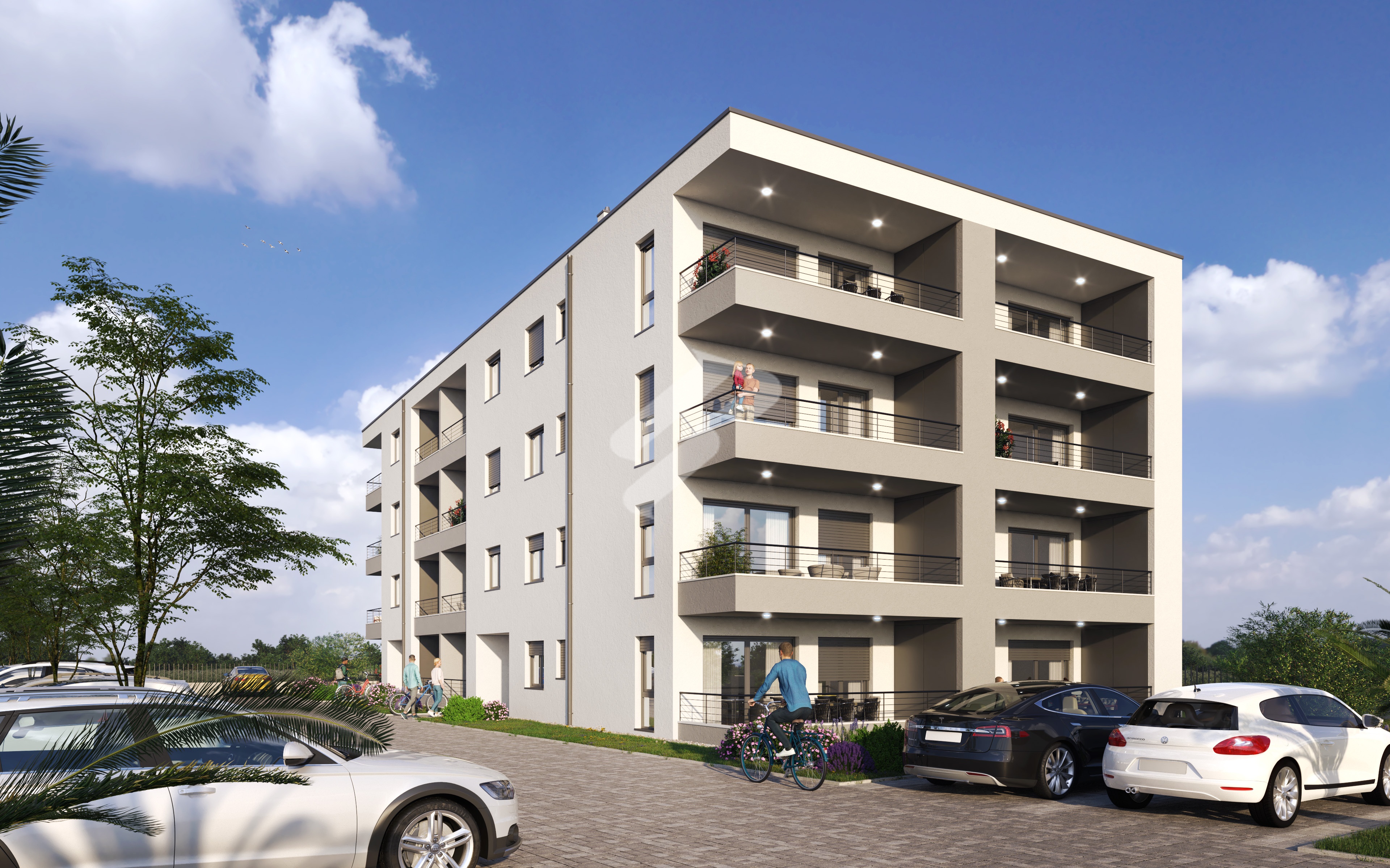 Dražice - Wohnung S-6 im ersten Stock – 77,55 m² Komfort und Eleganz mit einer 13,15 m² großen Loggia